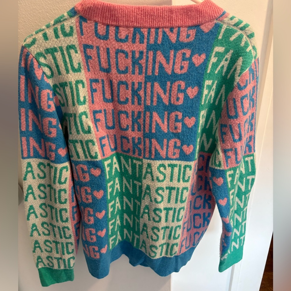 Ayda Pink and Blue Pepper Sweater - Picture 8 of 11